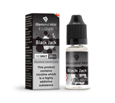 Diamond Mist Black Jack 10ml Nic Salt