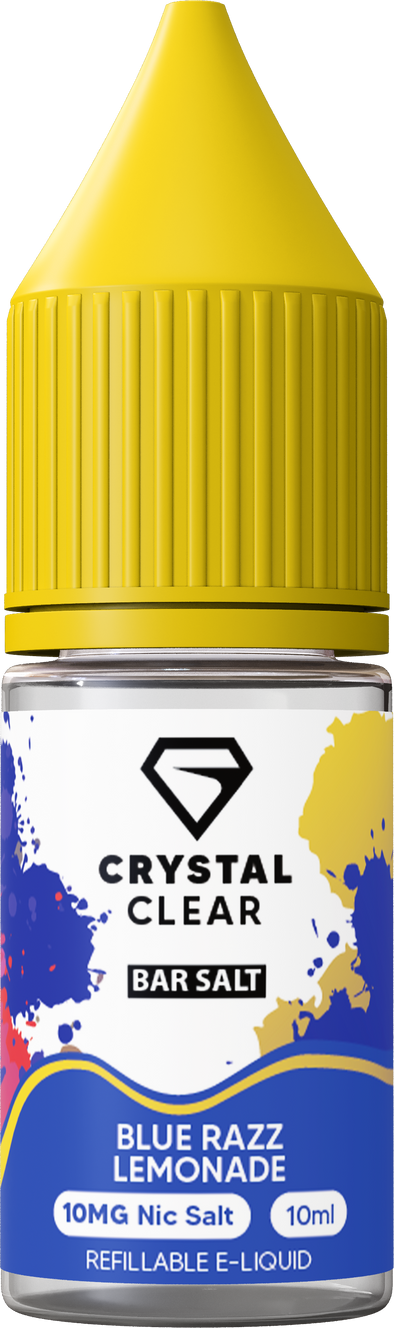 Crystal Clear Blue Razz Lemonade 10ml nic salt e-liquid