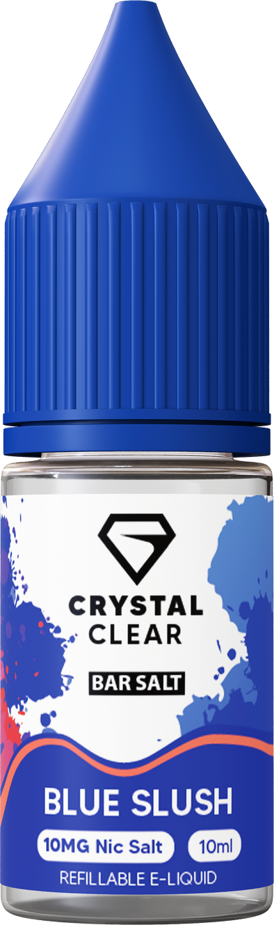 Crystal Clear Blue Slush 10ml nic salt e-liquid