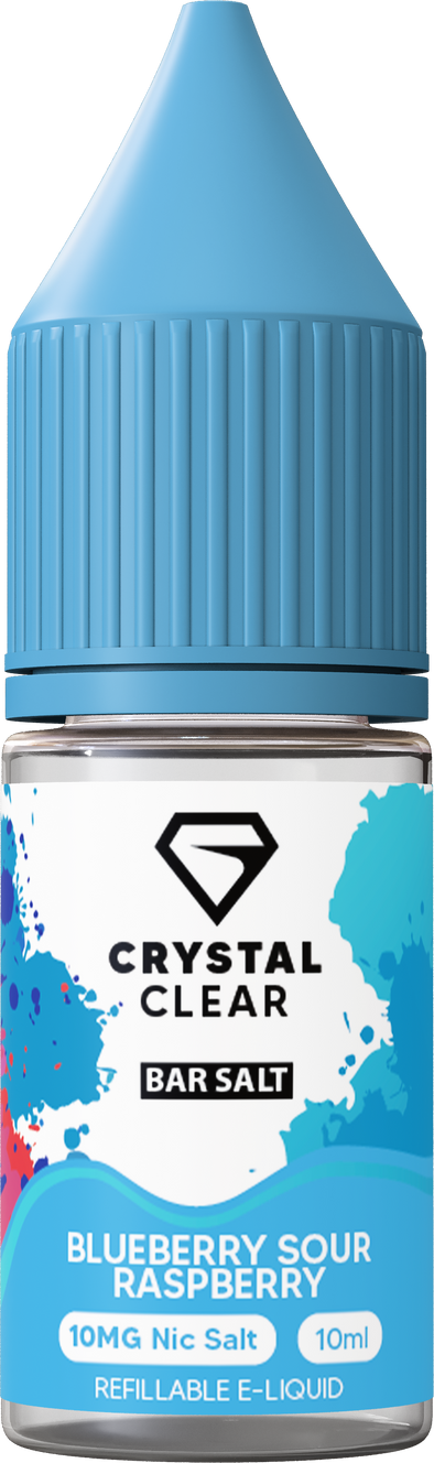 Crystal Clear Blueberry Sour Raspberry 10ml nic salt e-liquid