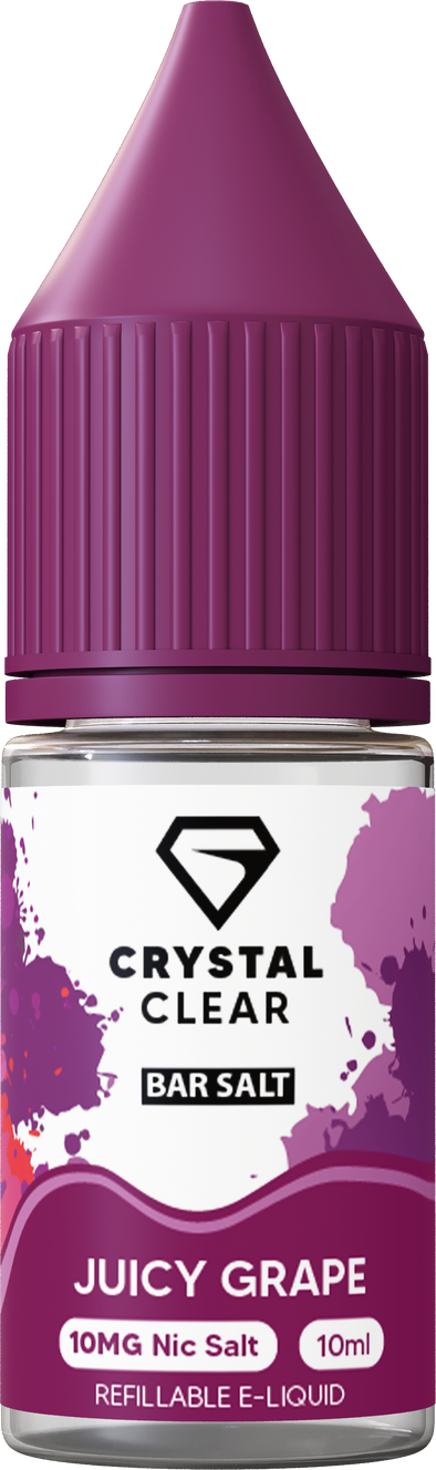 Crystal Clear Juicy Grape 10ml nic salt e-liquid