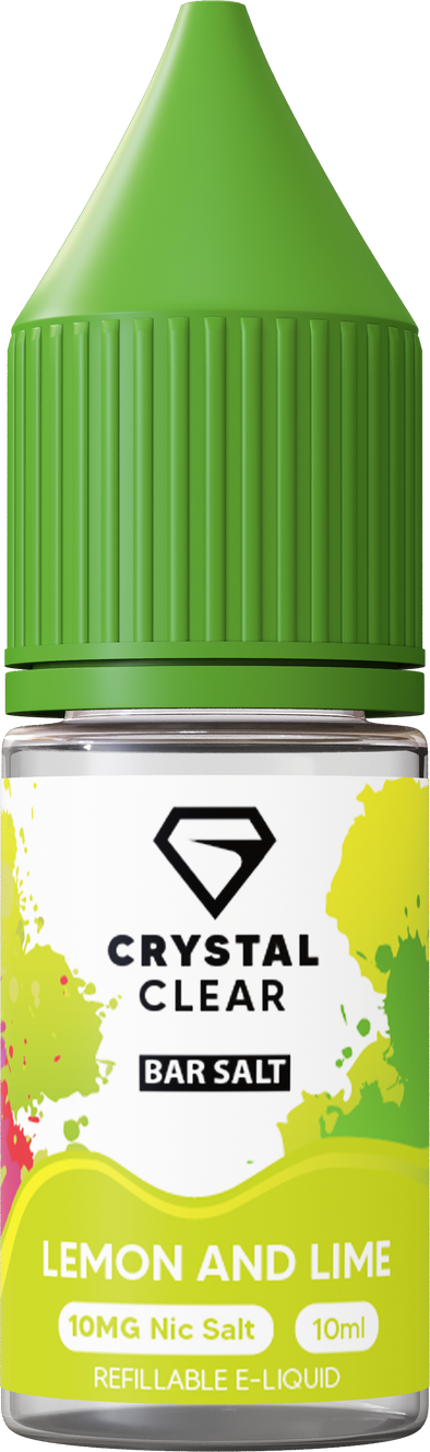 Crystal Clear Lemon and Lime 10ml nic salt e-liquid