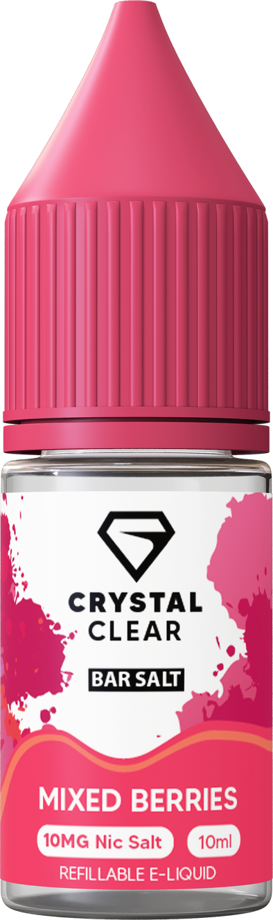 Crystal Clear Mixed Berries 10ml nic salt e-liquid