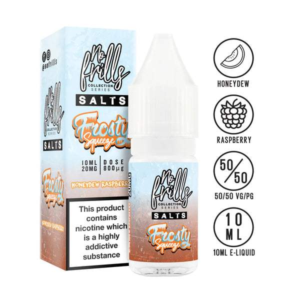 No Frills Salts Frosty Honeydew Raspberry 10ml