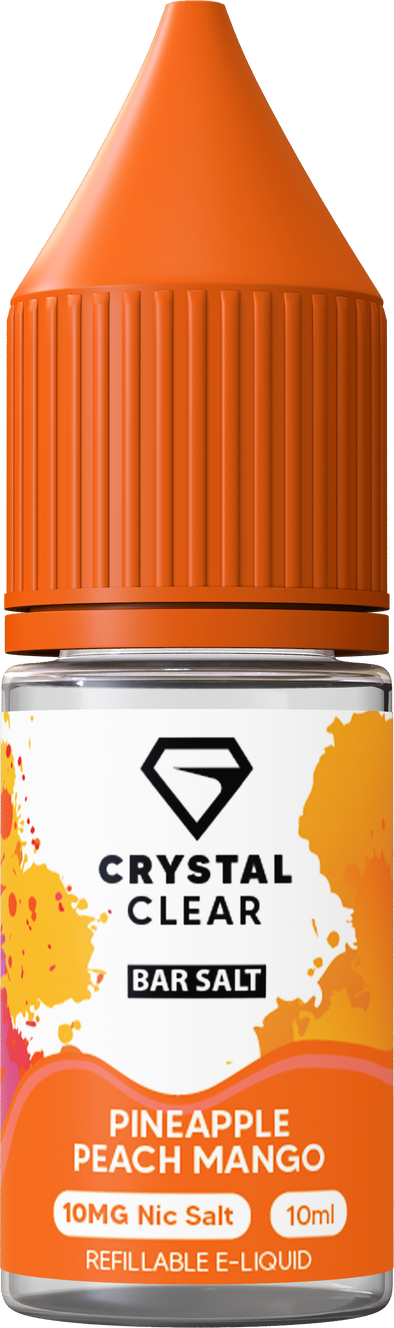 Crystal Clear Pineapple Peach Mango 10ml nic salt e-liquid