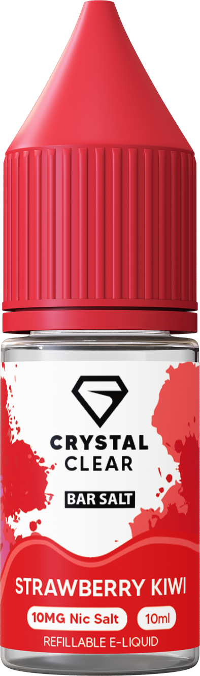 Crystal Clear Strawberry Kiwi 10ml nic salt e-liquid