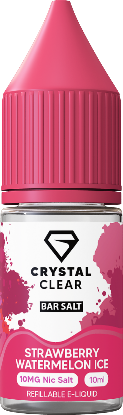 Crystal Clear Strawberry Watermelon Ice 10ml nic salt e-liquid