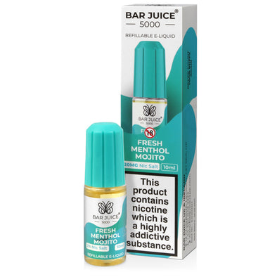 Bar Juice 5000 Fresh Menthol Mojito 10ml nic salt e-liquid