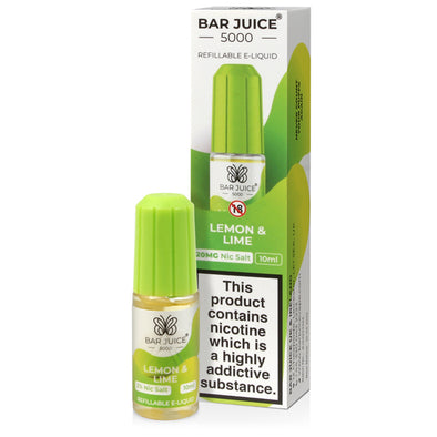 Bar Juice 5000 Lemon and Lime 10ml nic salt e-liquid