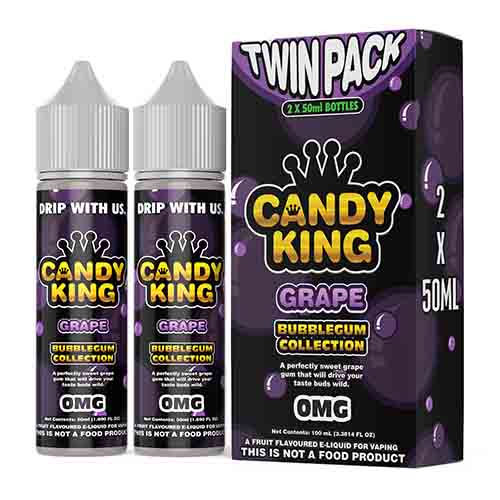Candy King Grape Bubblegum 100ml