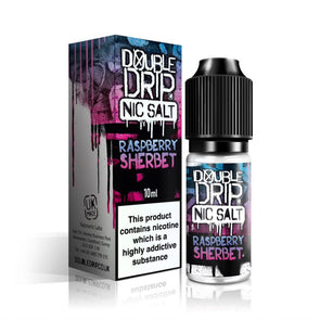Double Drip Raspberry Sherbet Nic Salt 10ml